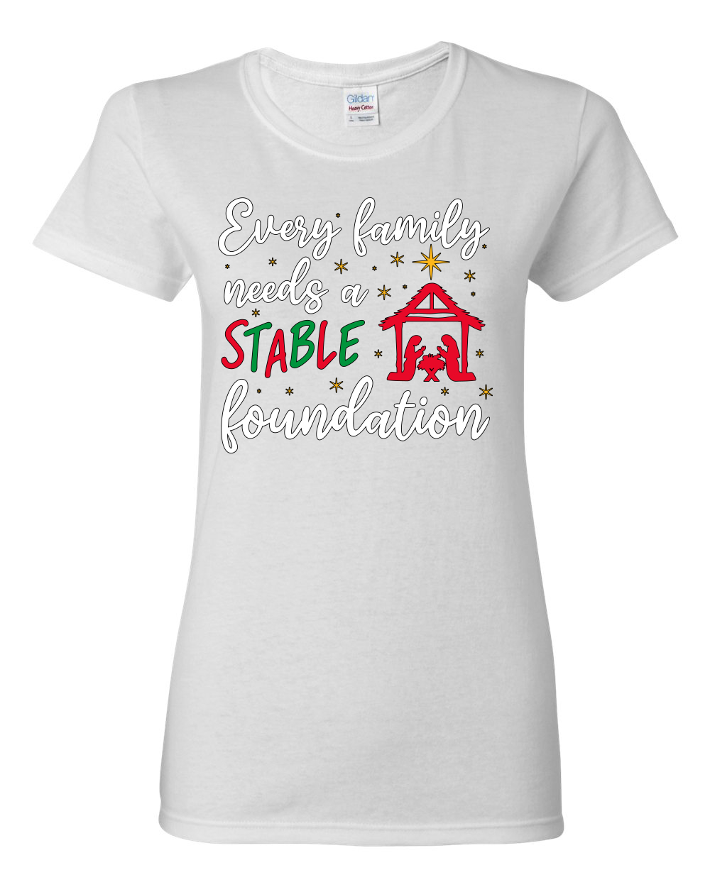 Every Family Needs a Stable Foundation Women Graphic TShirt - Picture 13 of 13