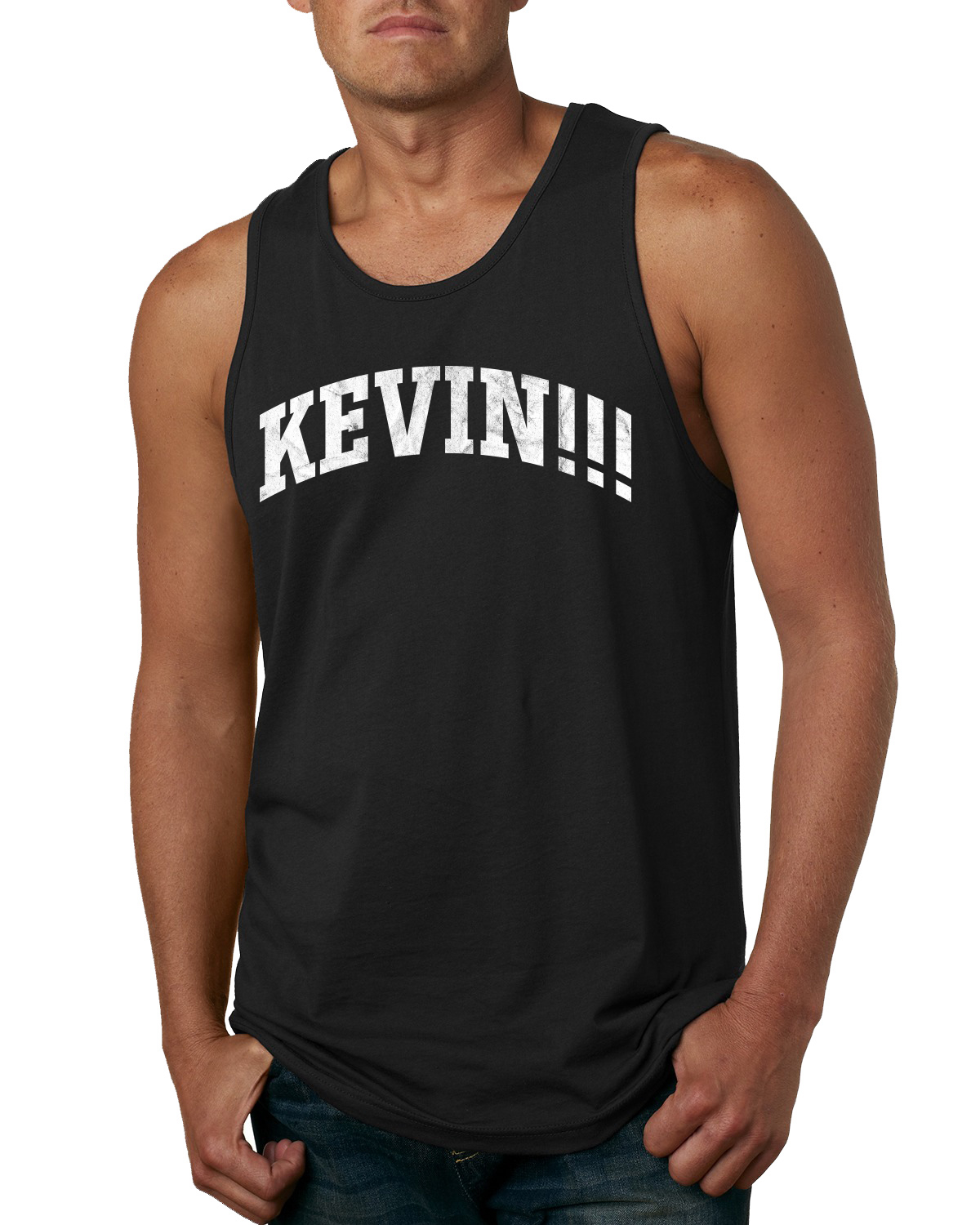 Camiseta sin mangas negra vintage para hombre con citas clásicas de películas navideñas para hogar - Imagen 4 de 8