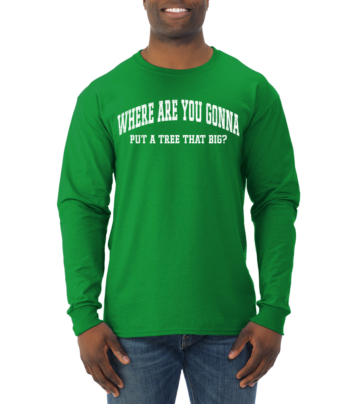 Vintage Classic Holiday Movie Quotes Collection Kelly Men Long Sleeve