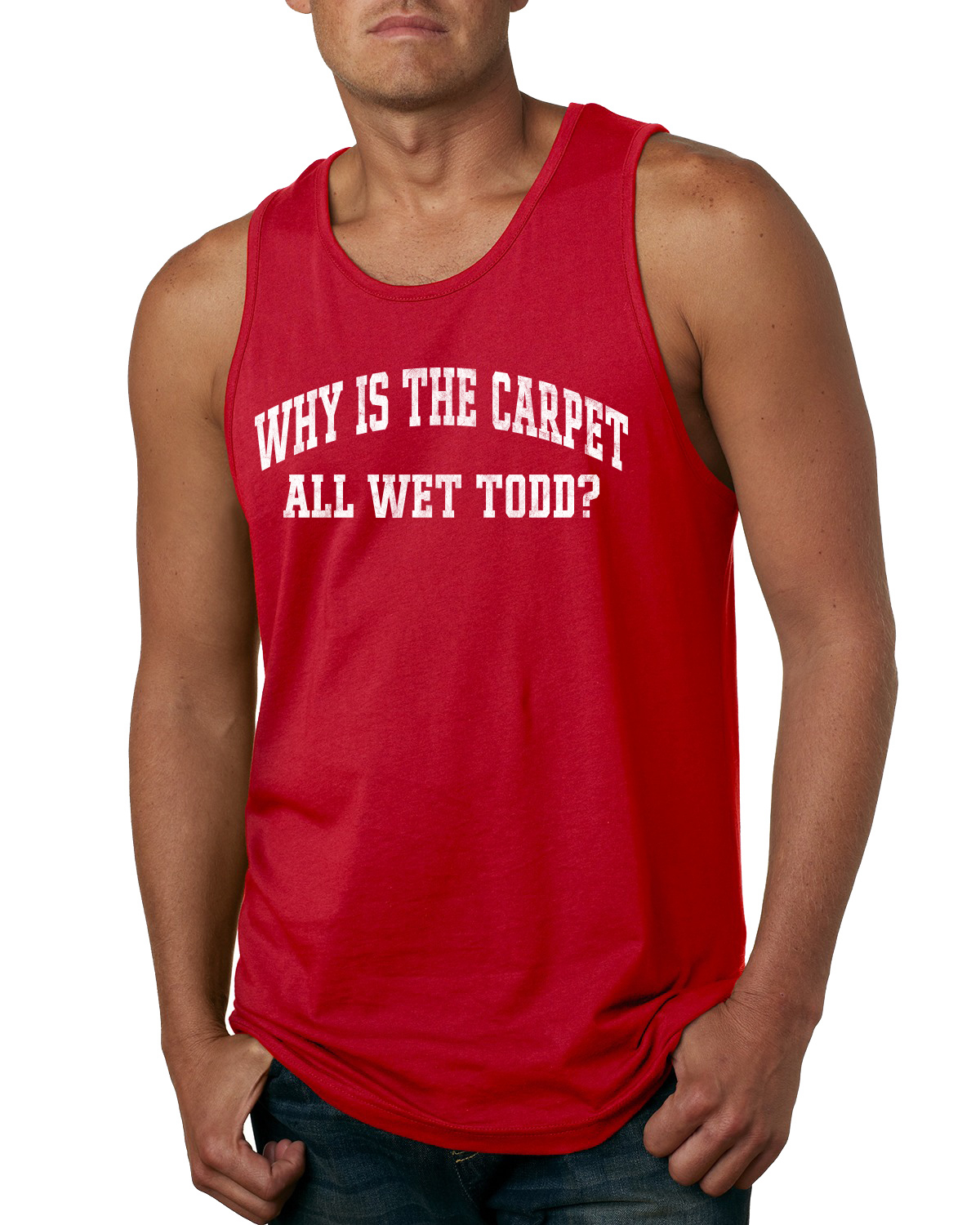 Camiseta sin mangas roja vintage clásica colección de citas de películas navideñas para hombre - Imagen 5 de 11