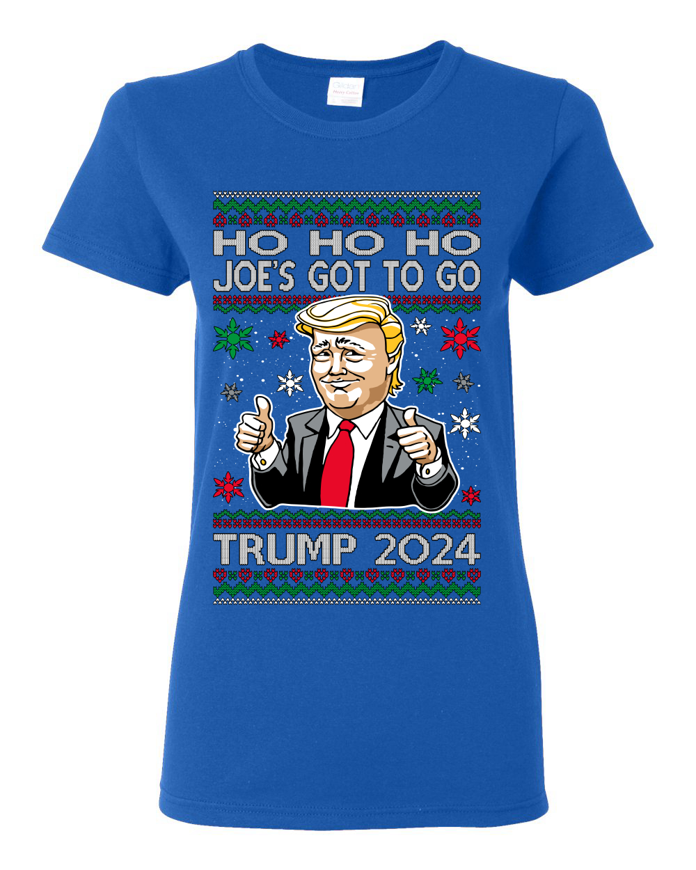 Camiseta gráfica para mujer Ho Ho Ho Joe's Got To Go Trump 2024 - Imagen 12 de 13