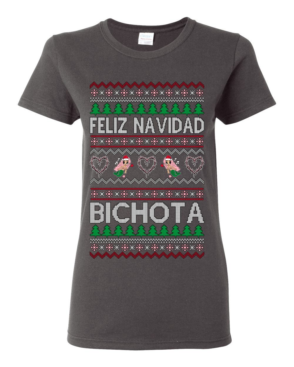 Camiseta para mujer Feliz Navidad Bichota - Imagen 4 de 14