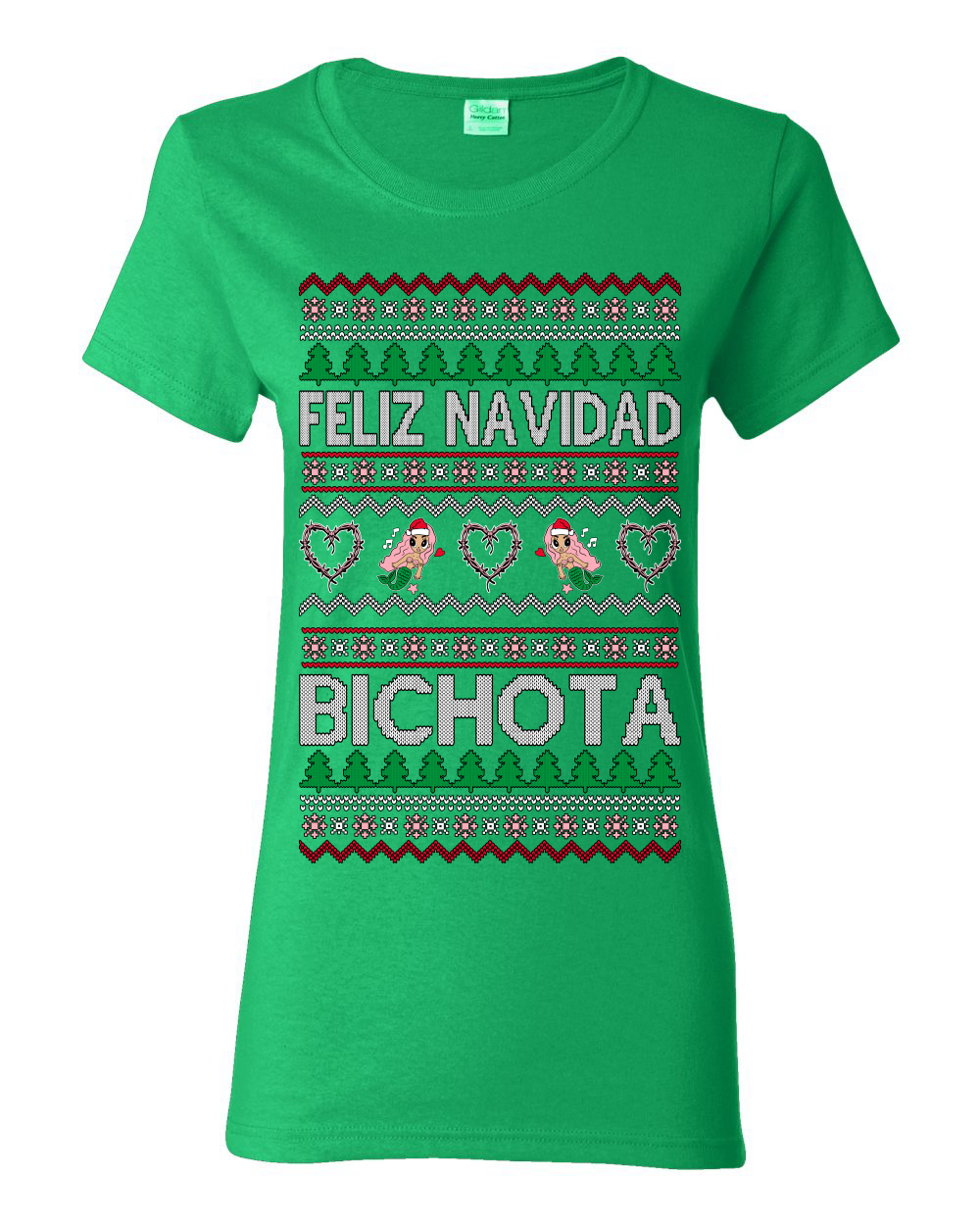 Camiseta para mujer Feliz Navidad Bichota - Imagen 7 de 14