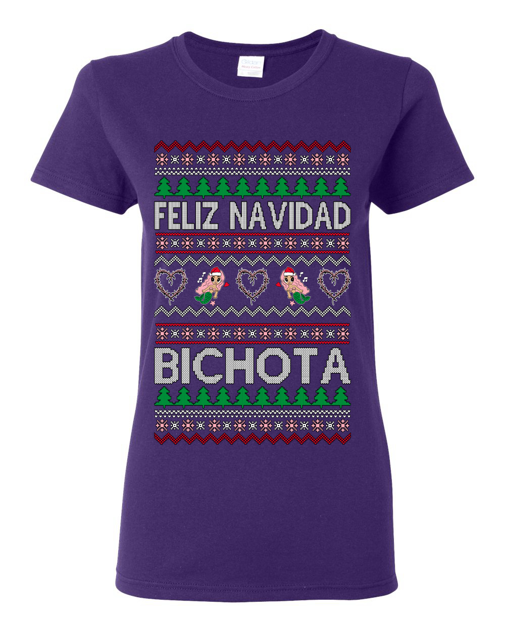 Camiseta para mujer Feliz Navidad Bichota - Imagen 11 de 14