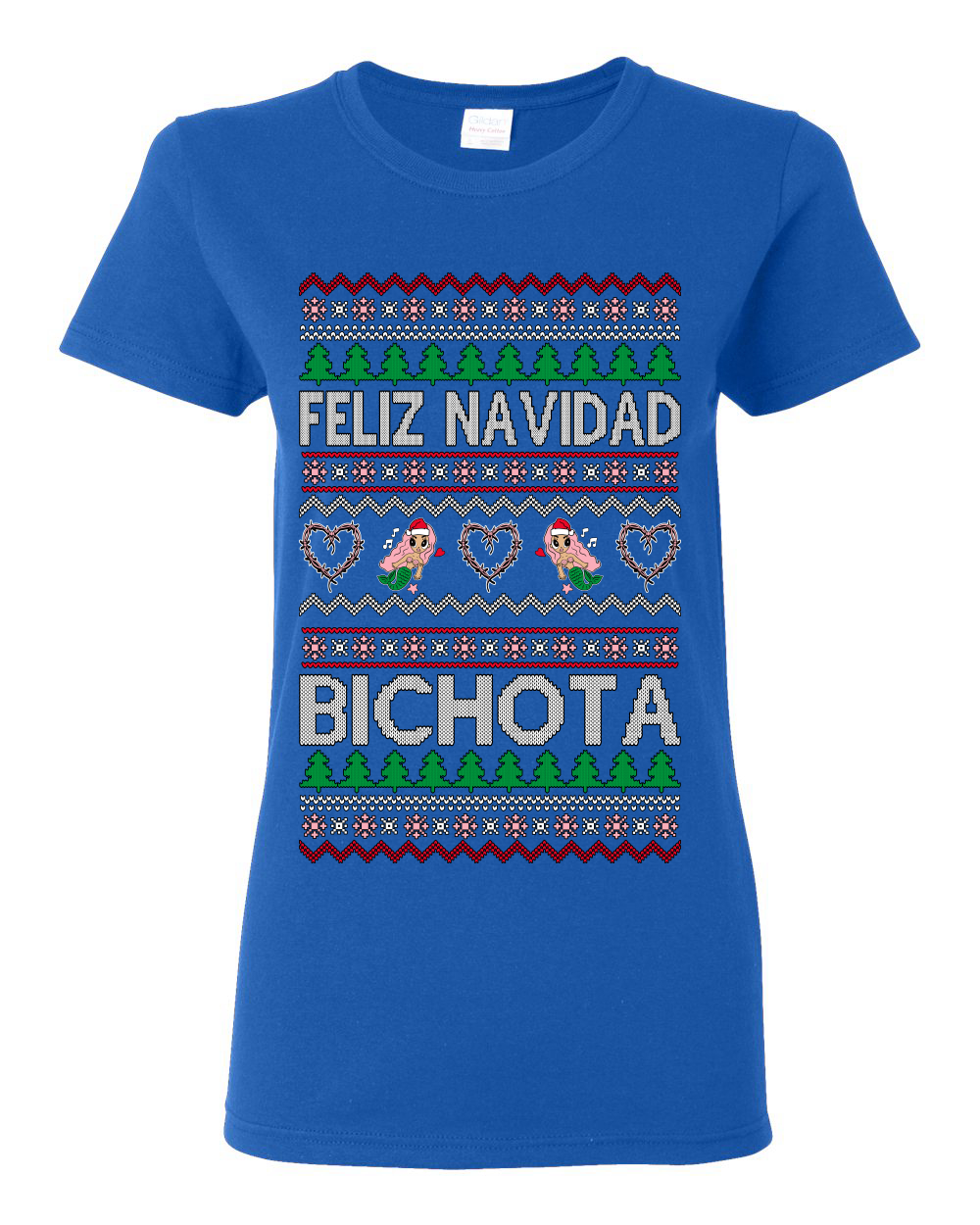 Camiseta para mujer Feliz Navidad Bichota - Imagen 13 de 14
