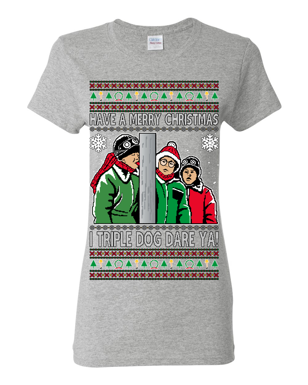 I Triple Dog Dare Ya Merry Story Women Graphic TShirt - Picture 5 of 12