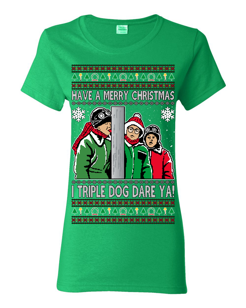 I Triple Dog Dare Ya Merry Story Women Graphic TShirt - Picture 6 of 12