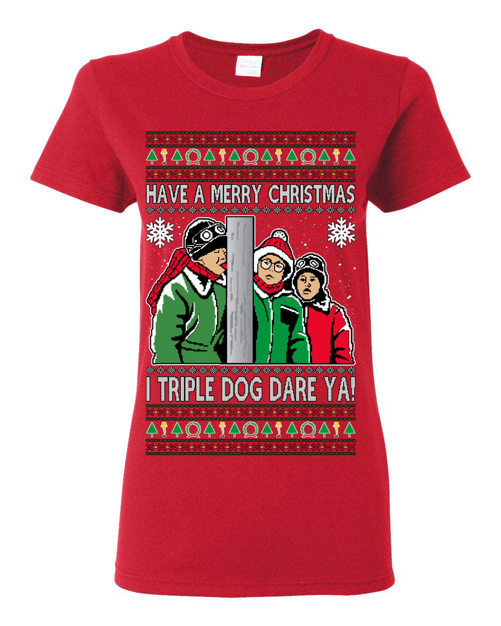 I Triple Dog Dare Ya Merry Story Women Graphic TShirt - Picture 10 of 12