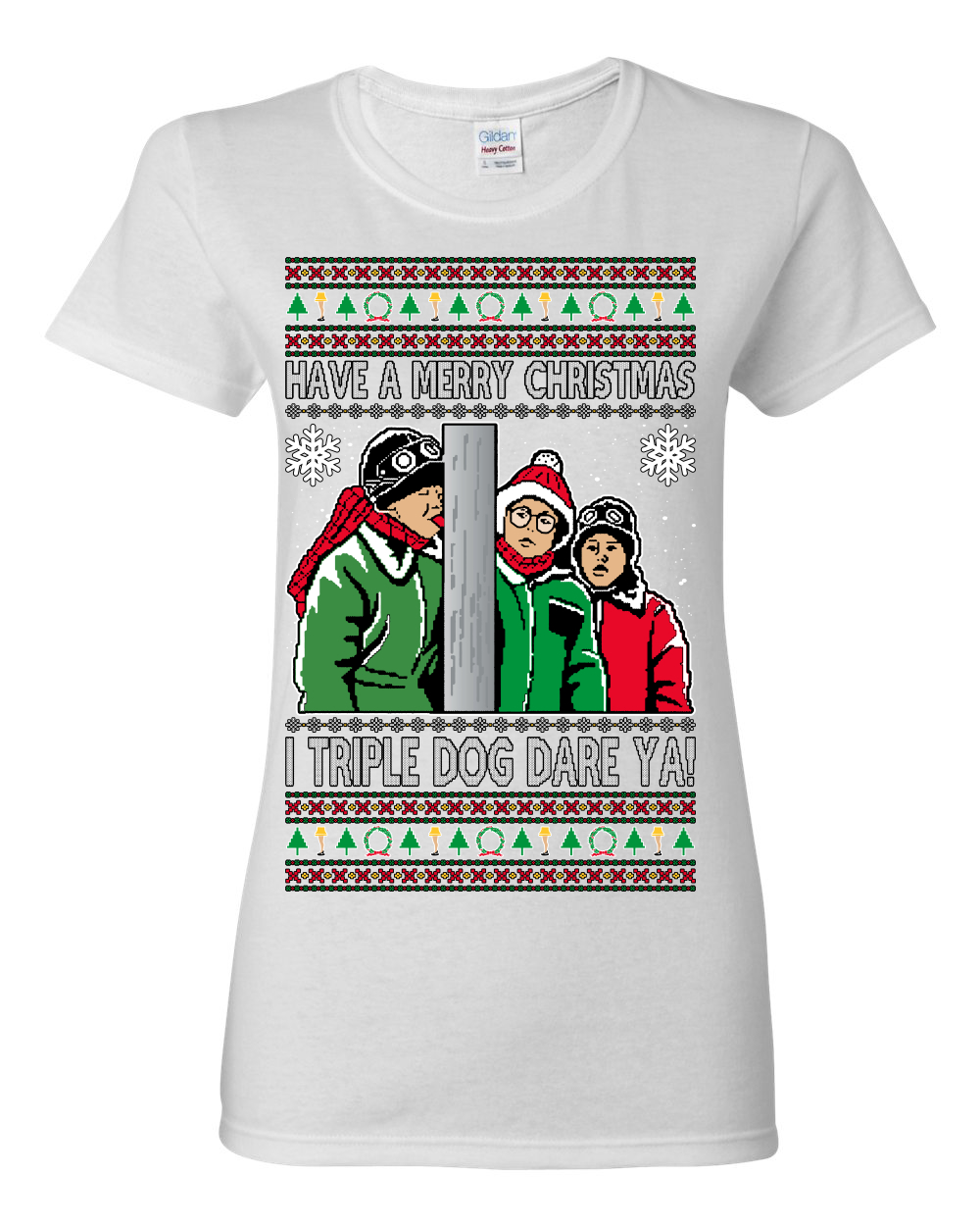I Triple Dog Dare Ya Merry Story Women Graphic TShirt - Picture 12 of 12