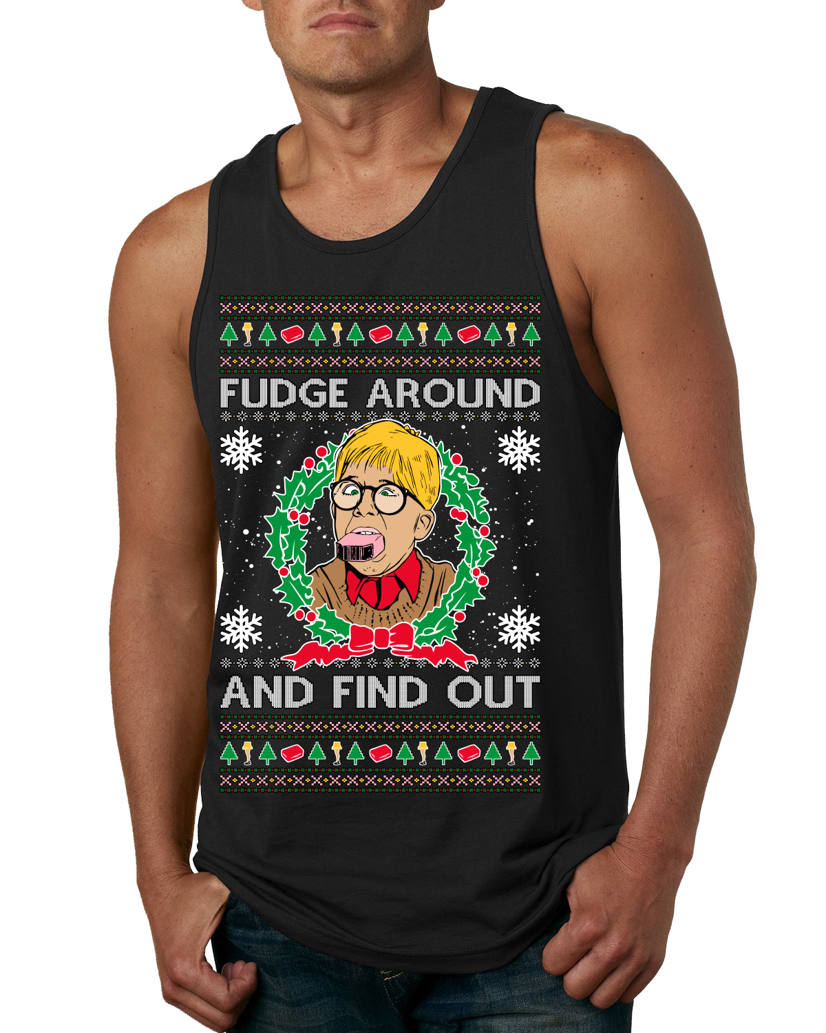 Camiseta sin mangas Fudge Around And Find Out Story para hombre - Imagen 2 de 8