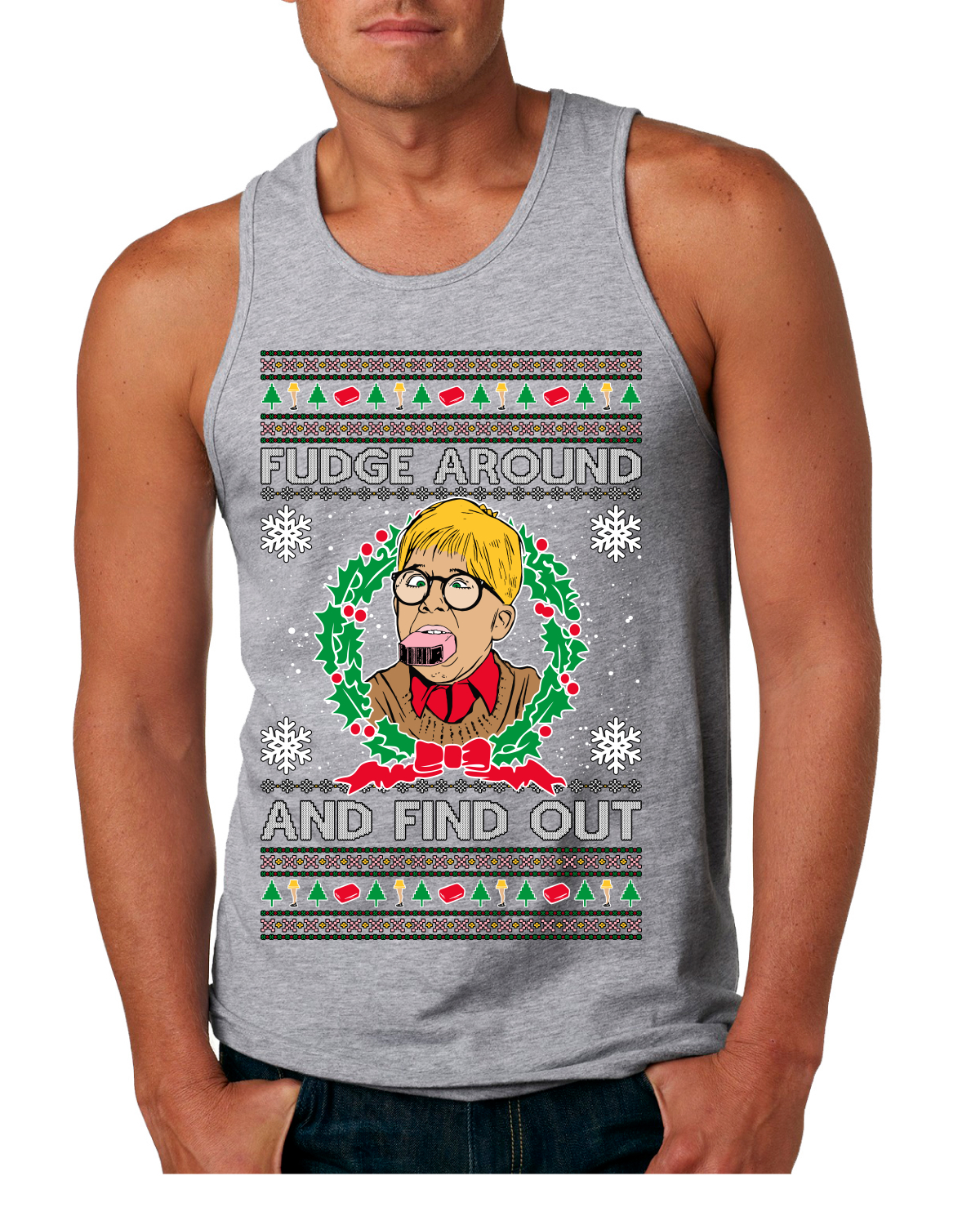 Camiseta sin mangas Fudge Around And Find Out Story para hombre - Imagen 4 de 8