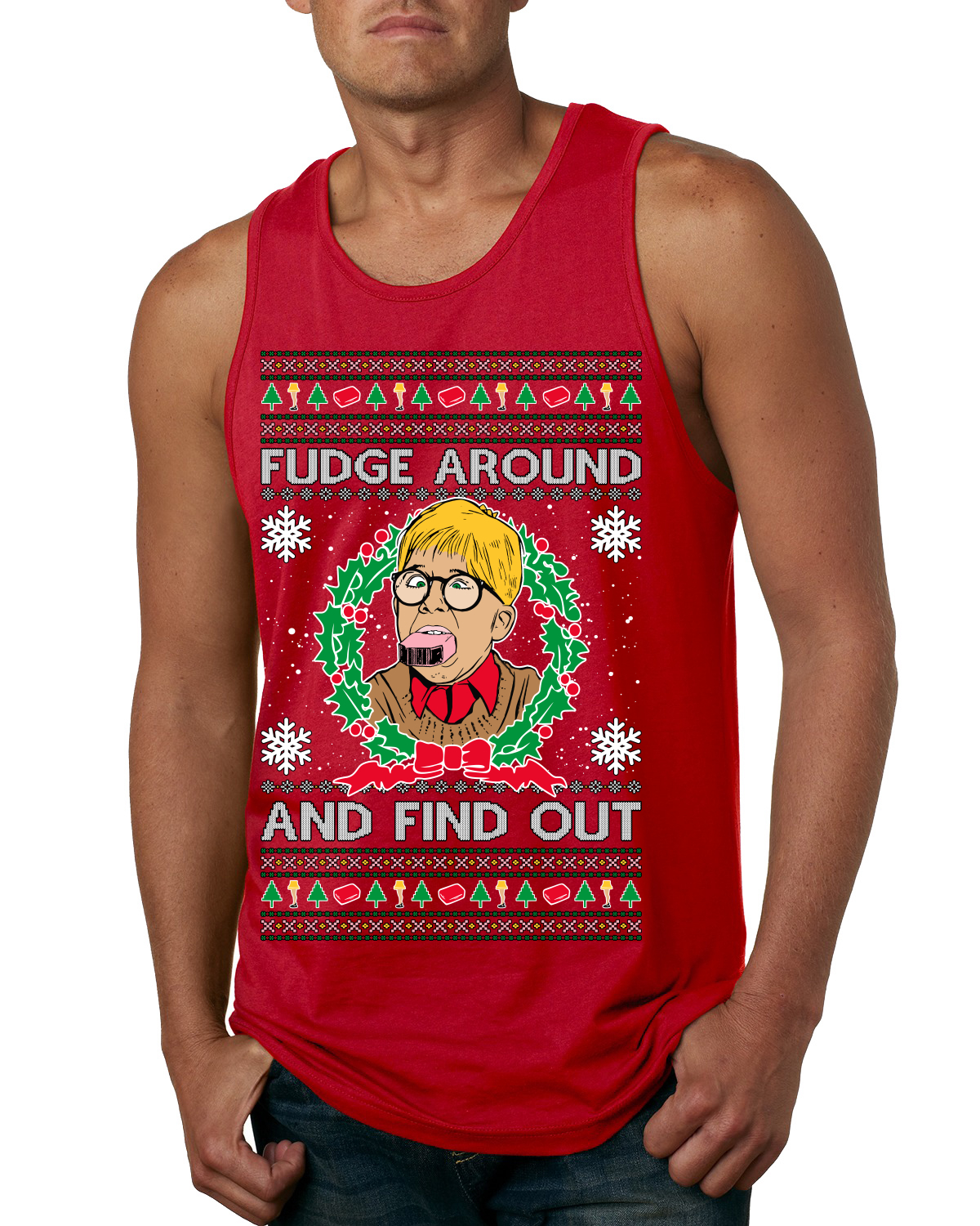 Camiseta sin mangas Fudge Around And Find Out Story para hombre - Imagen 6 de 8