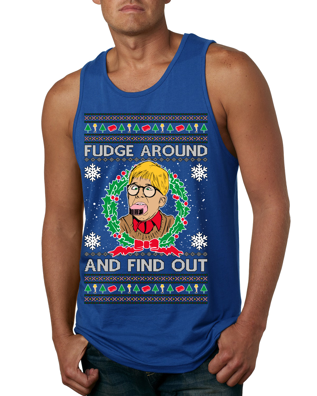 Camiseta sin mangas Fudge Around And Find Out Story para hombre - Imagen 7 de 8