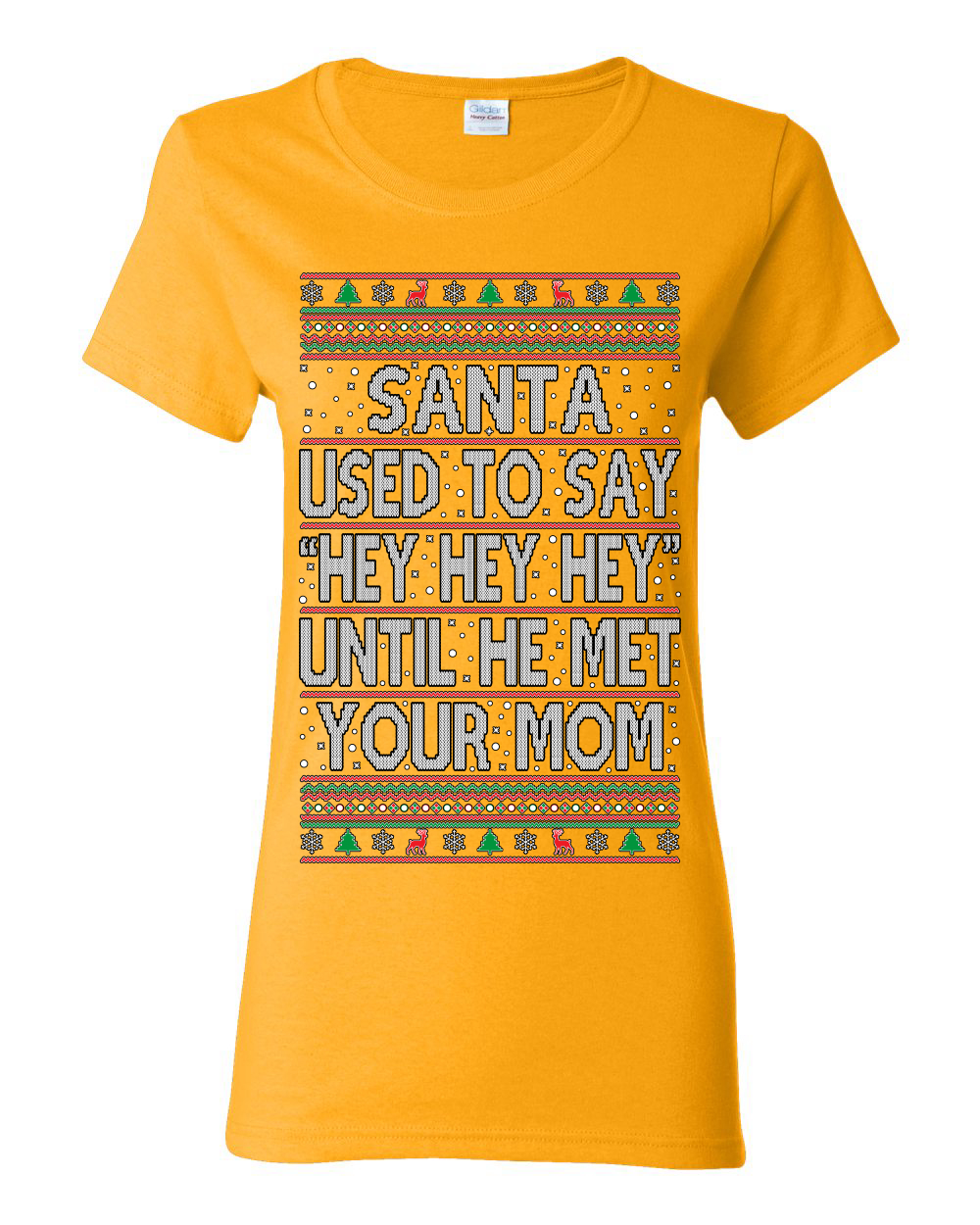Camiseta gráfica Santa Used To Say Hey Until He Met Your Mom para mujeres - Imagen 16 de 16