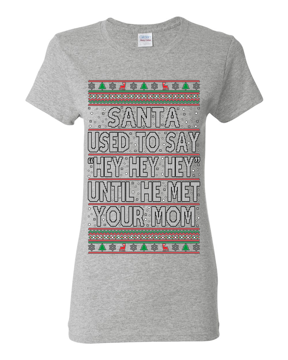 Camiseta gráfica Santa Used To Say Hey Until He Met Your Mom para mujeres - Imagen 7 de 16