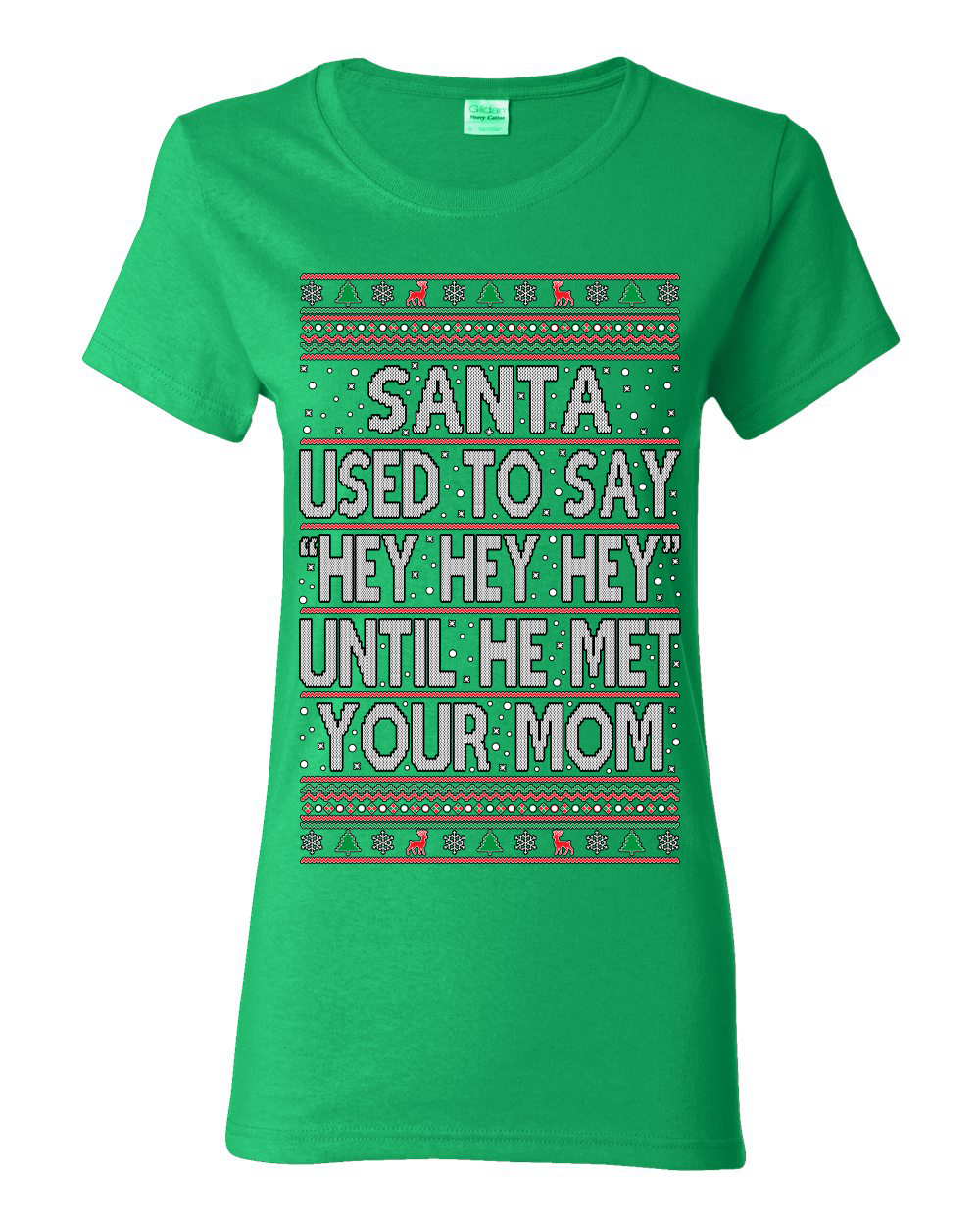 Camiseta gráfica Santa Used To Say Hey Until He Met Your Mom para mujeres - Imagen 8 de 16
