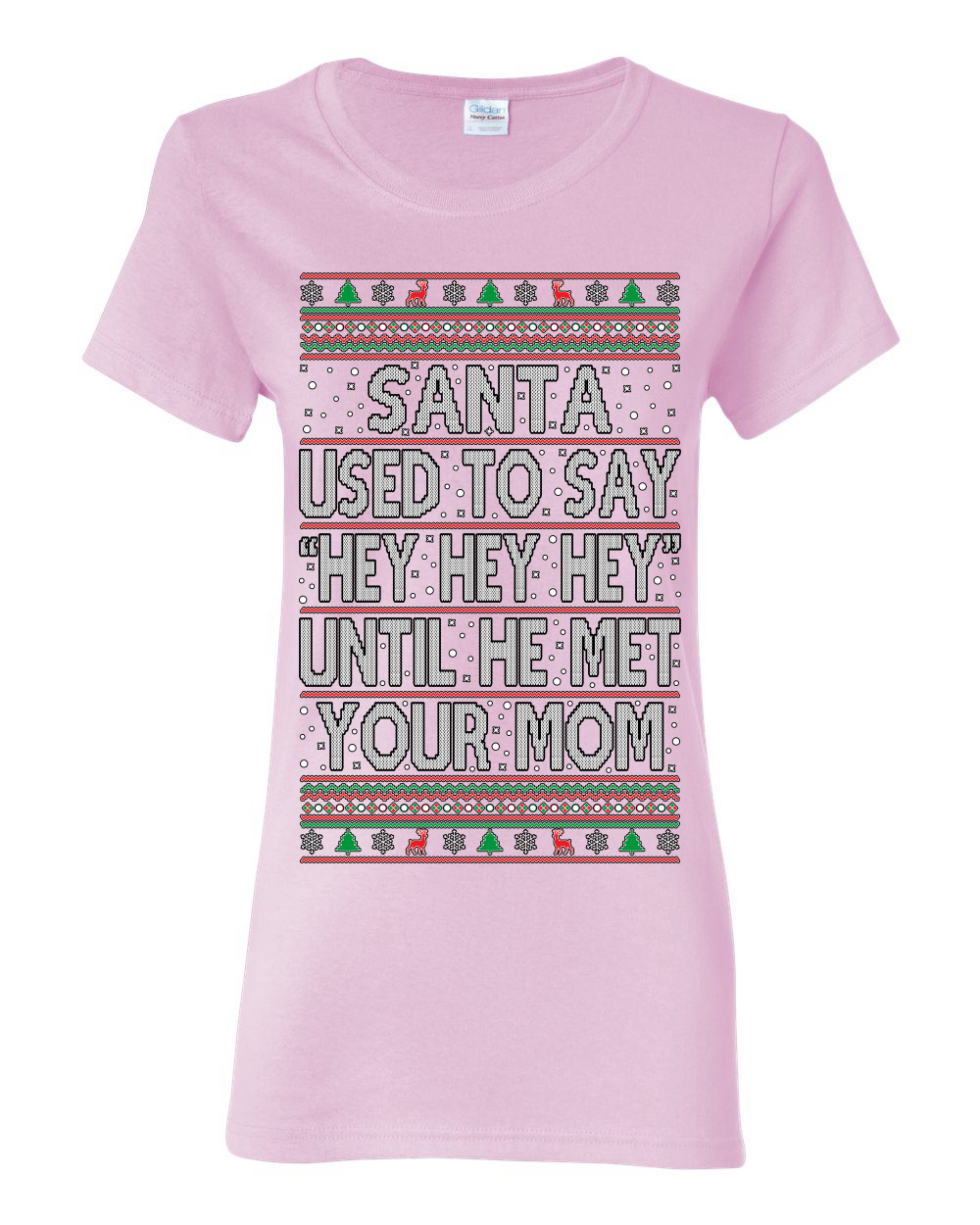 Camiseta gráfica Santa Used To Say Hey Until He Met Your Mom para mujeres - Imagen 9 de 16