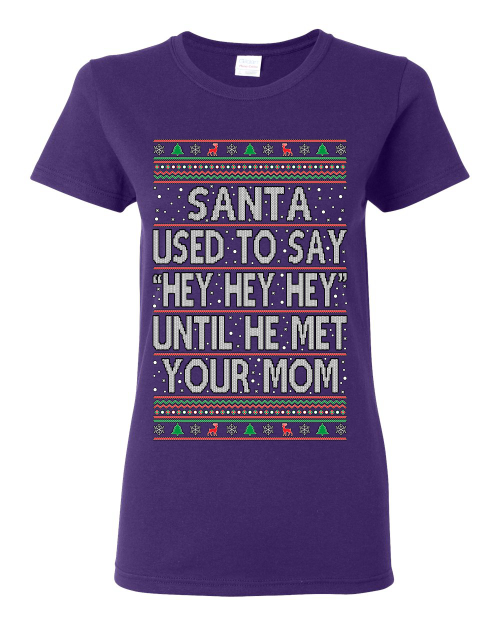 Camiseta gráfica Santa Used To Say Hey Until He Met Your Mom para mujeres - Imagen 12 de 16