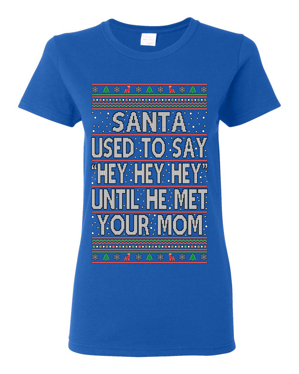 Camiseta gráfica Santa Used To Say Hey Until He Met Your Mom para mujeres - Imagen 14 de 16