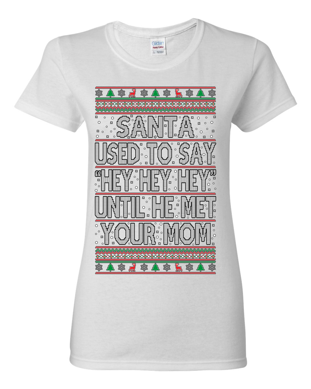 Camiseta gráfica Santa Used To Say Hey Until He Met Your Mom para mujeres - Imagen 15 de 16