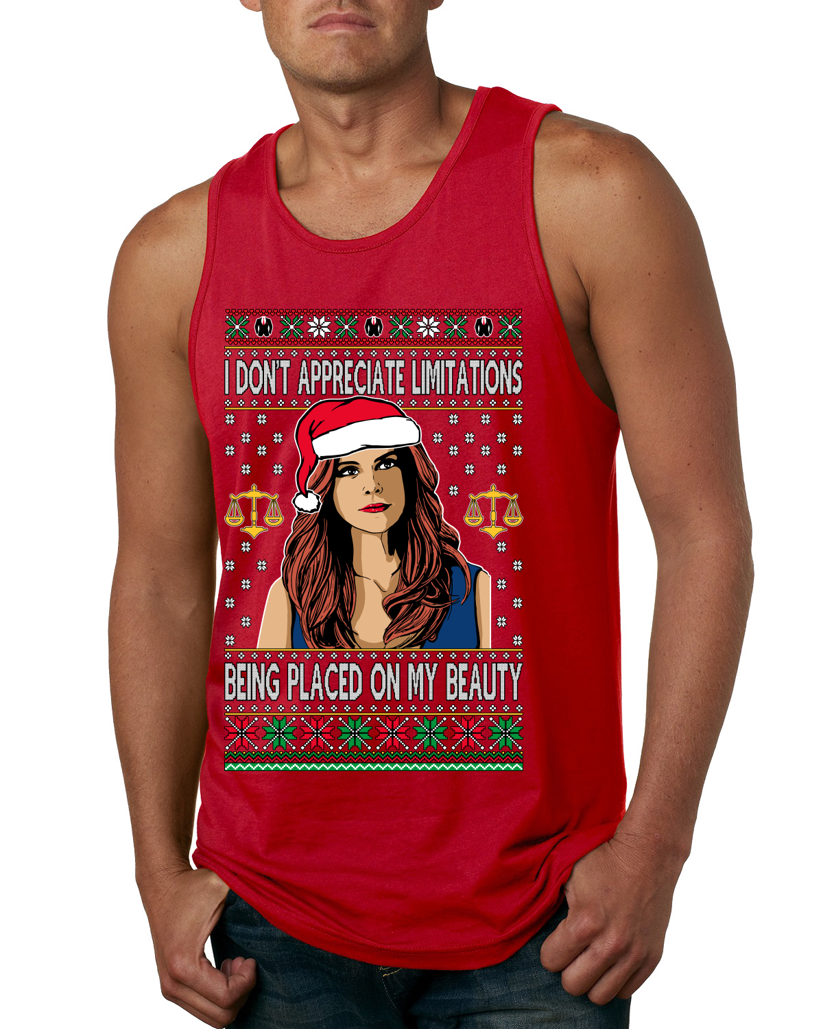 Camiseta sin mangas Don't Appreciate Limitations Being Colocation para mujer parodia para hombre - Imagen 7 de 9
