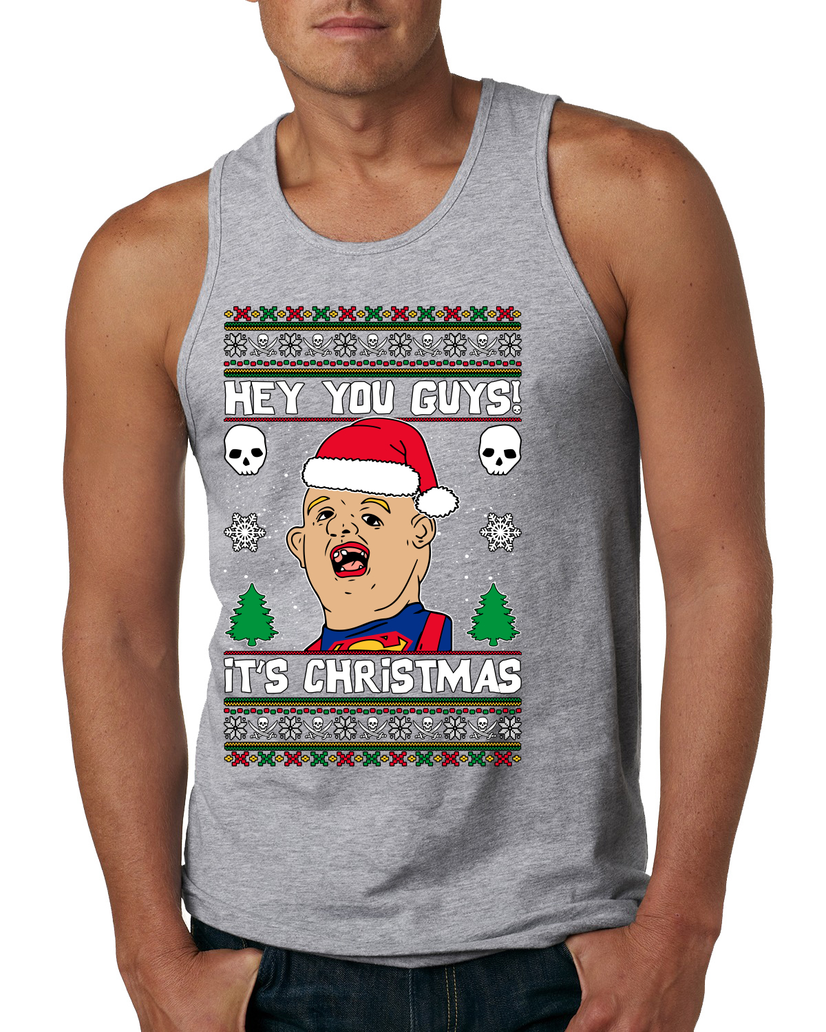 Hey You Guys! It's Sloth Never Say Die Men Tank Top - Picture 5 of 9