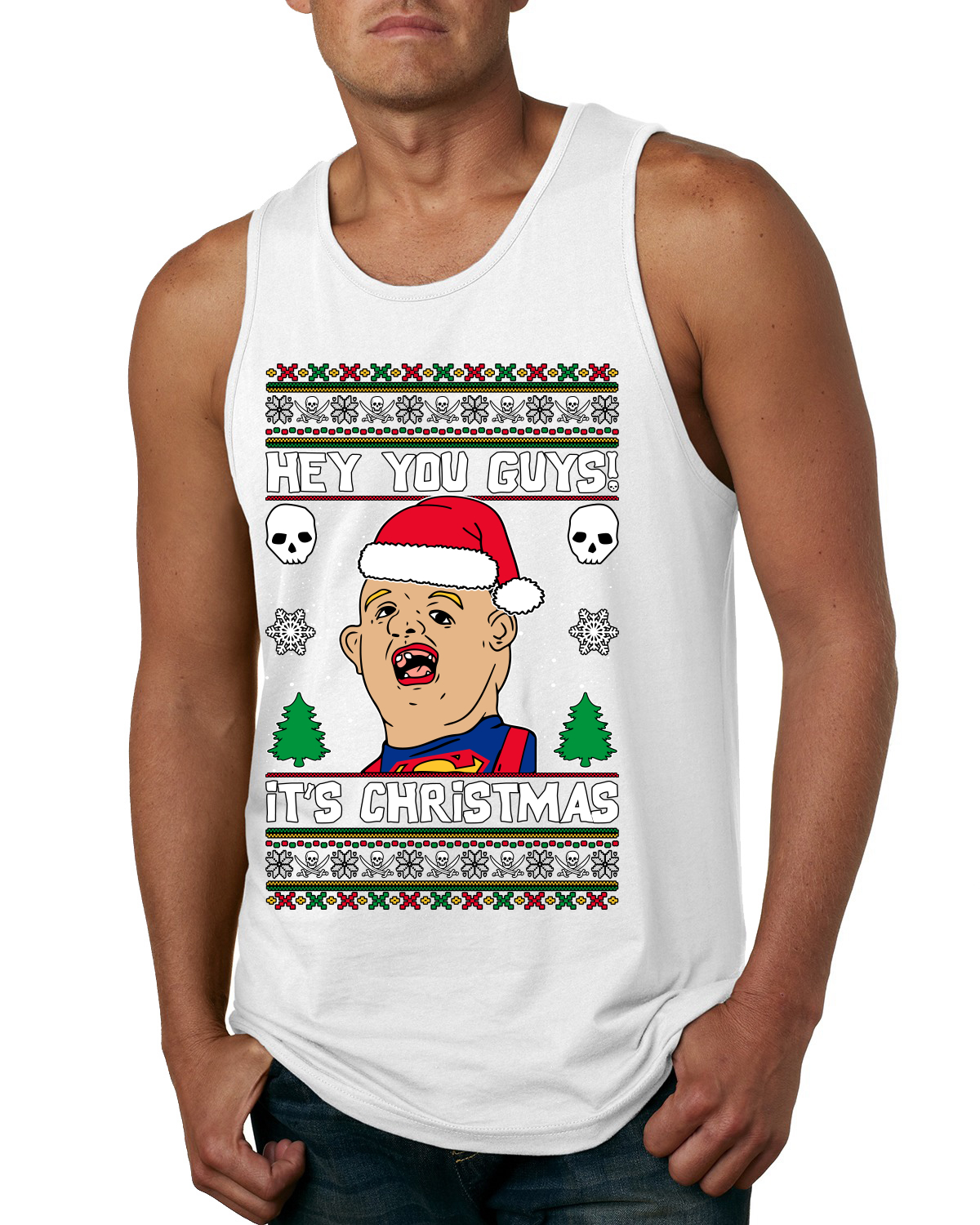 Hey You Guys! It's Sloth Never Say Die Men Tank Top - Picture 9 of 9
