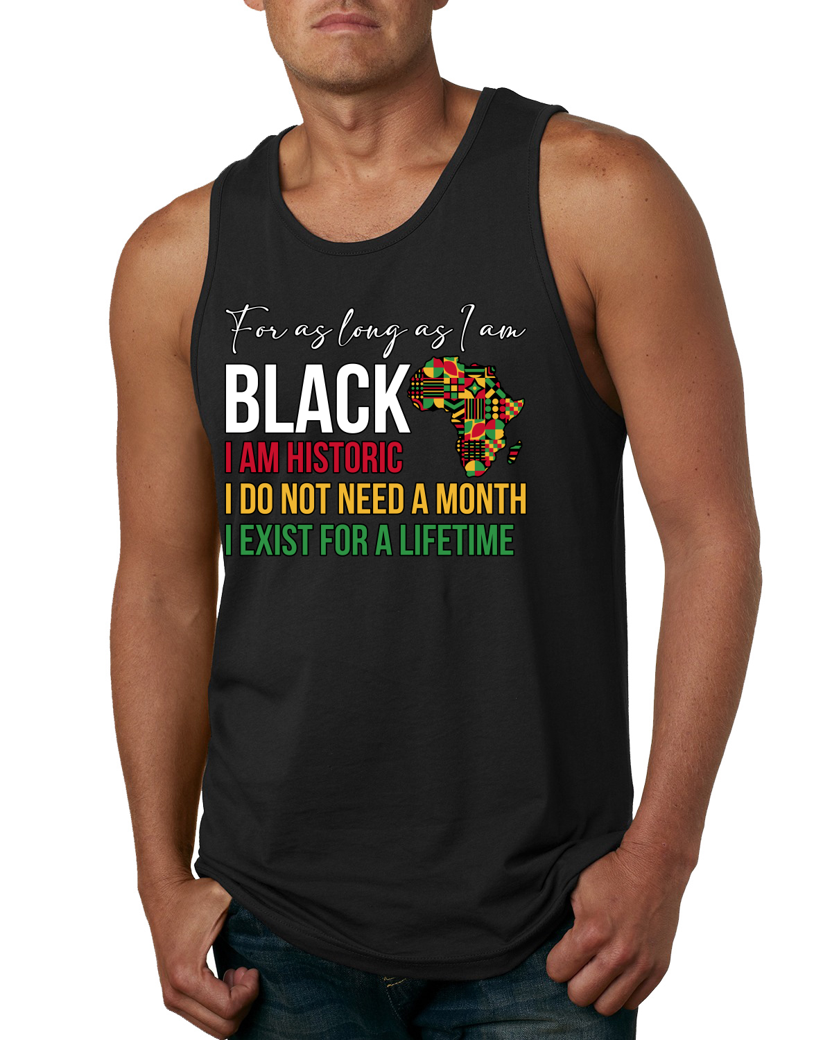 Black History Is My History African American Pride Herren Tank Top - Bild 4 von 10