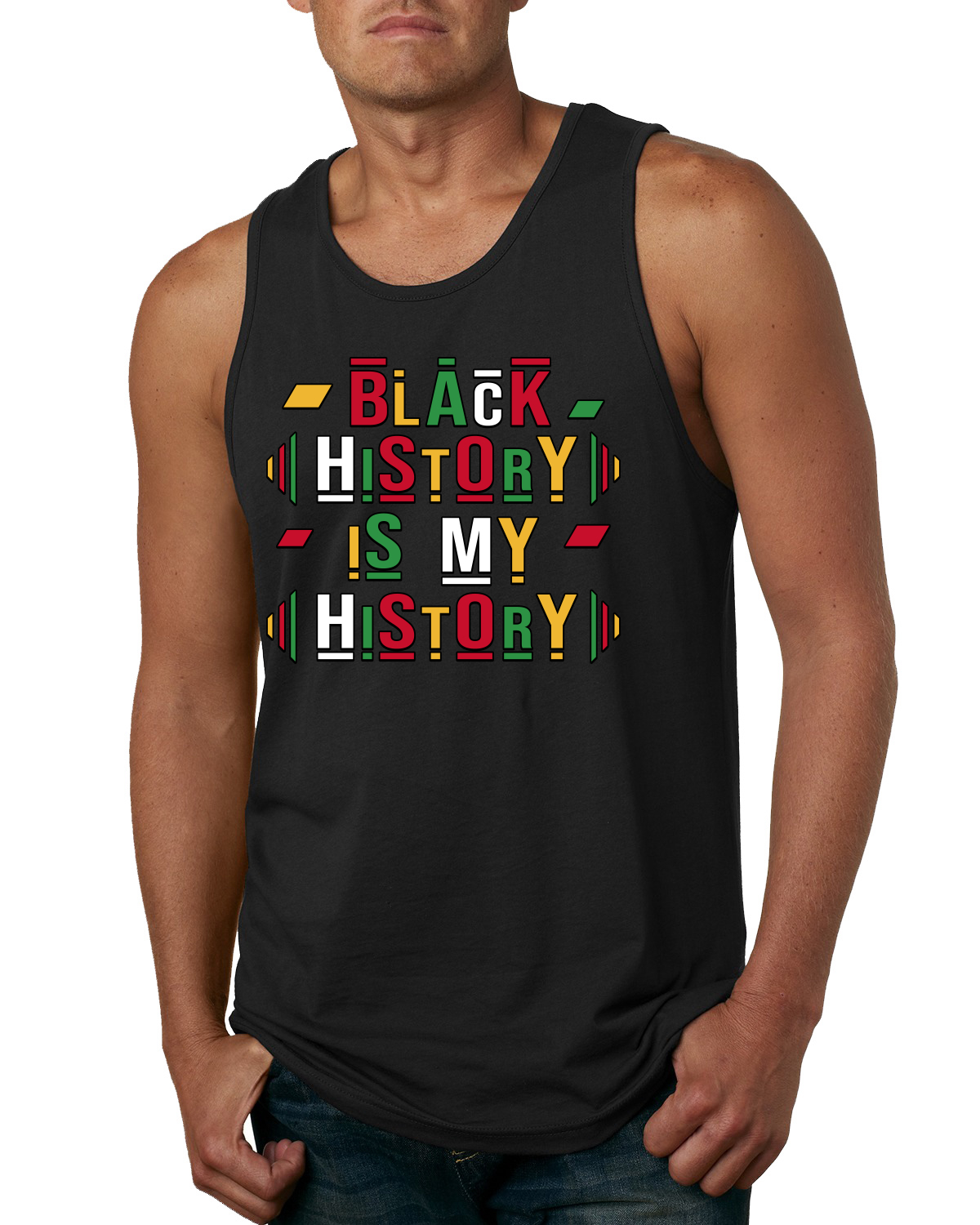 Black History Is My History African American Pride Herren Tank Top - Bild 5 von 10