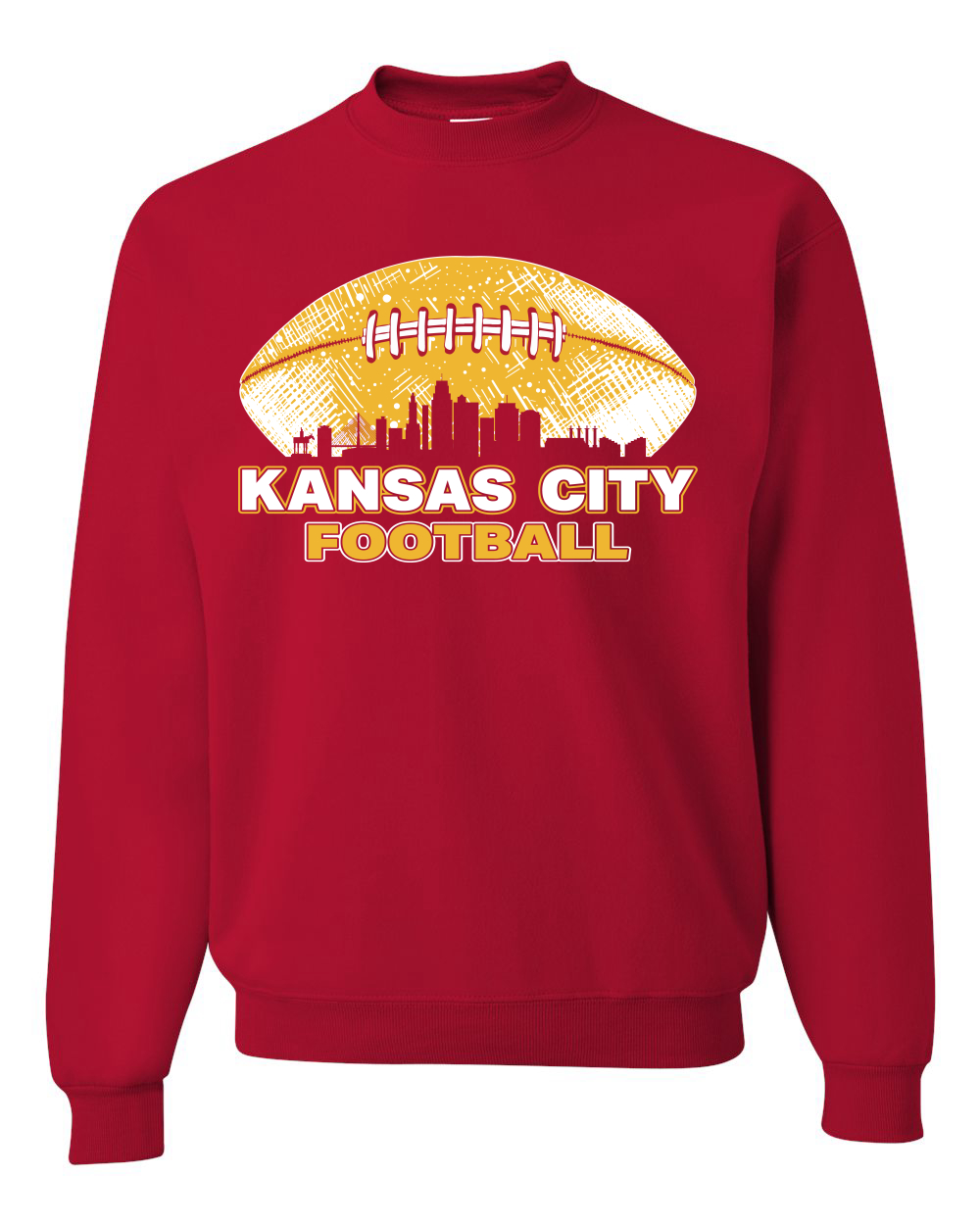 Kansan City Fantasy Football Sports Unisex Crewneck Sweatshirt - Picture 4 of 9