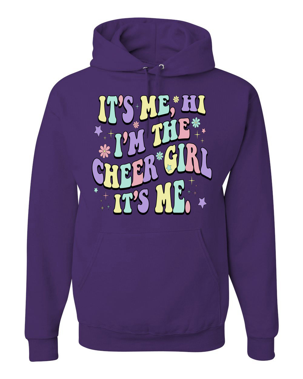 Sudadera con capucha unisex Its Me I'm The Cheer Girl - Imagen 8 de 9