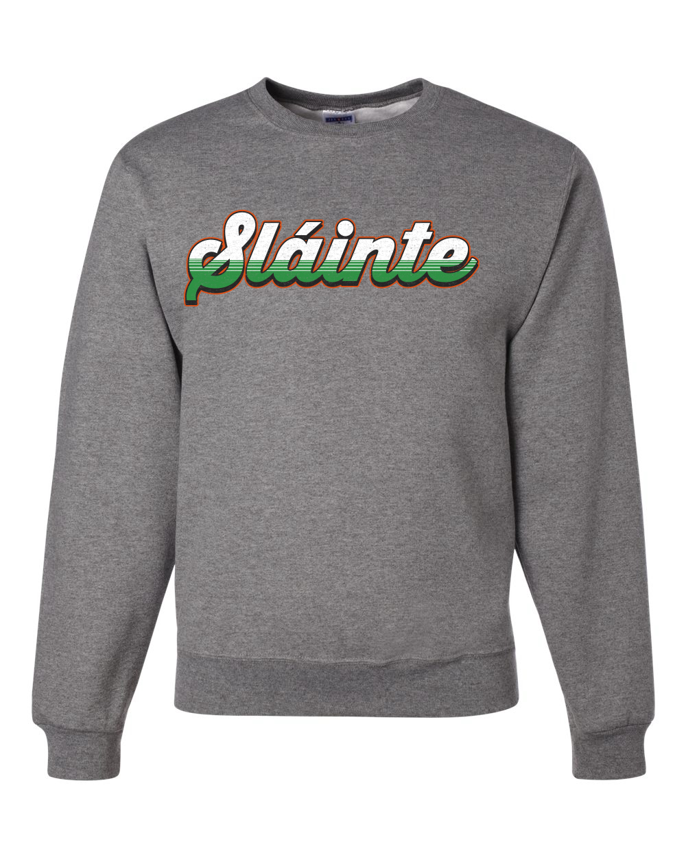 Slainte Vintage Irish Wordmark Unisex Crewneck Sweatshirt - Picture 4 of 6