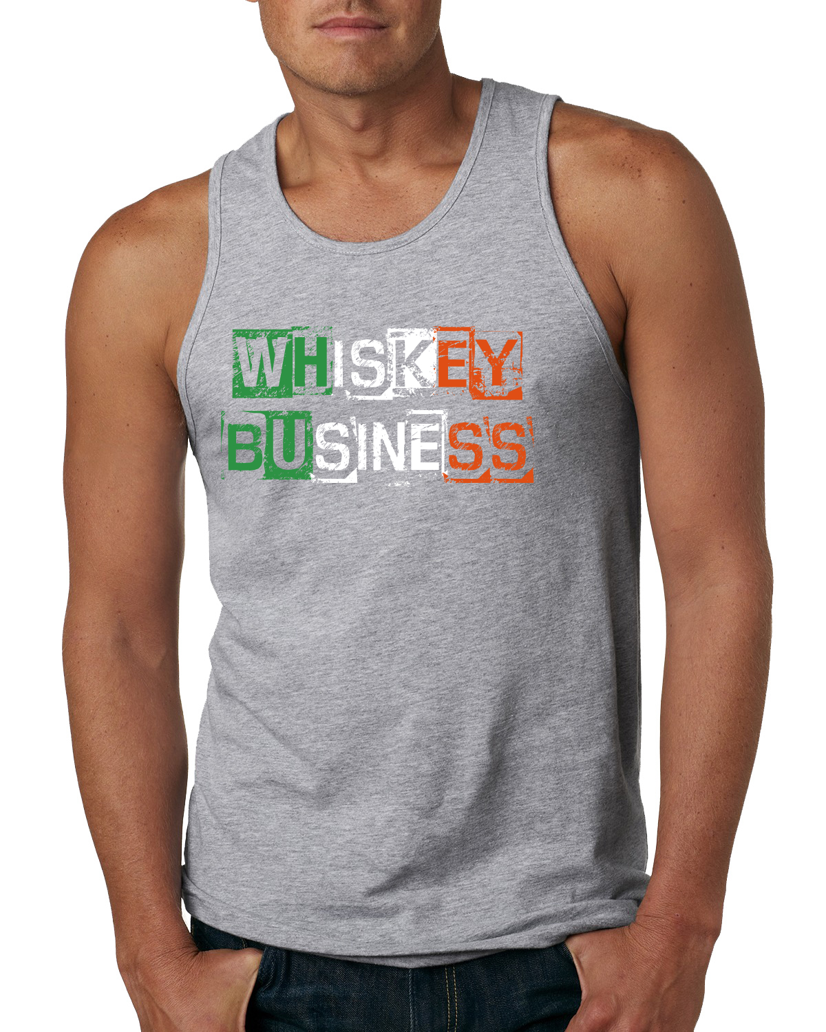 Whiskey Business irische Lösegeldforderung Herren Tank Top - Bild 3 von 3
