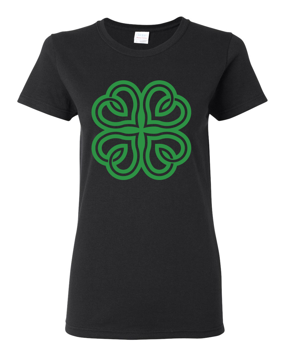 St.Patrick's Day Irish Pride Luck Collections Black Women Graphic T-Shirt - Picture 8 of 13