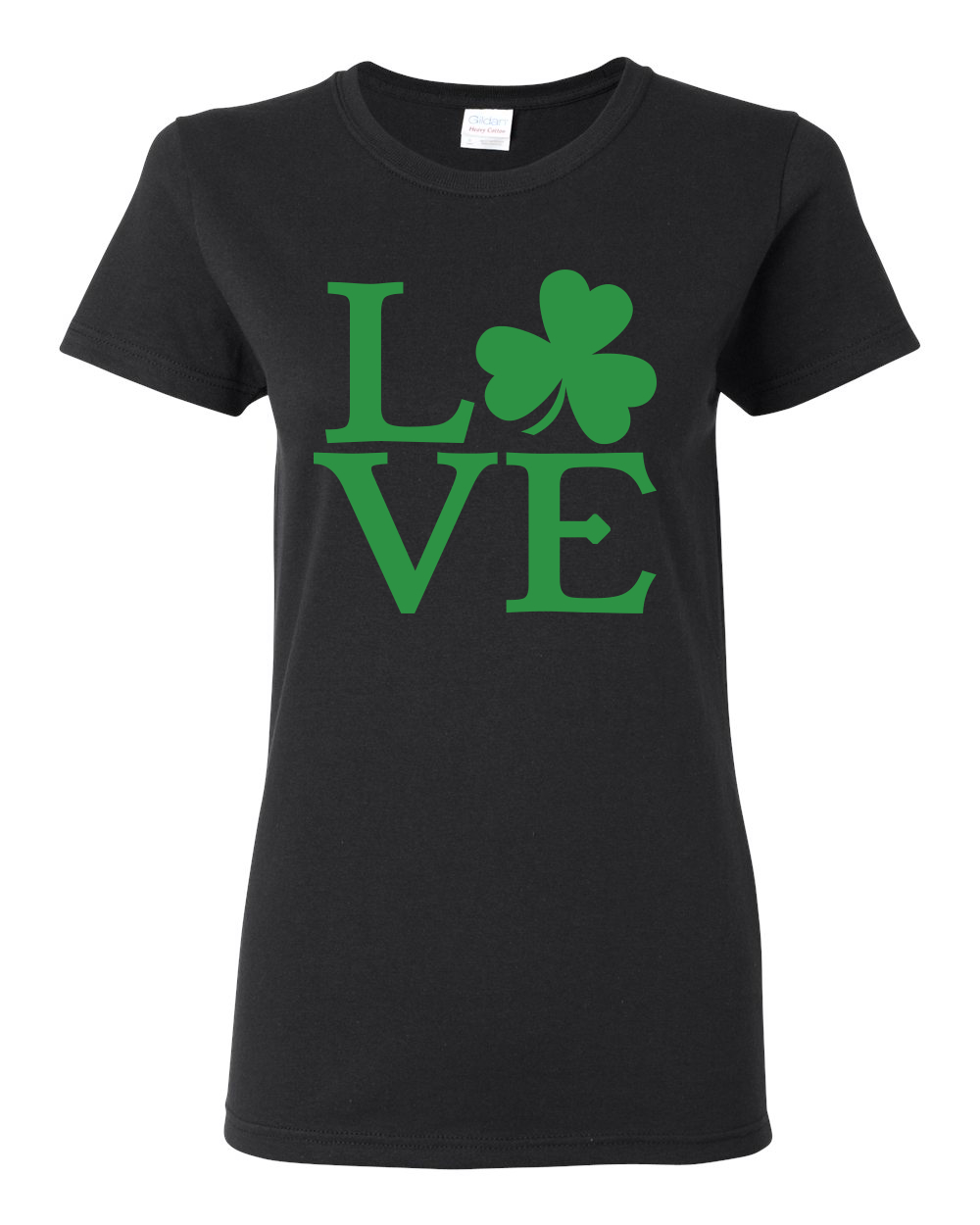 St.Patrick's Day Irish Pride Luck Collections Black Women Graphic T-Shirt - Picture 11 of 13