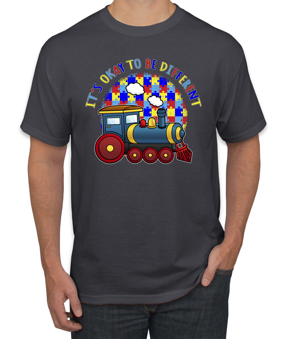 Its Okay to Be Different | Camiseta para hombre Train Autism Awarness - Imagen 4 de 28
