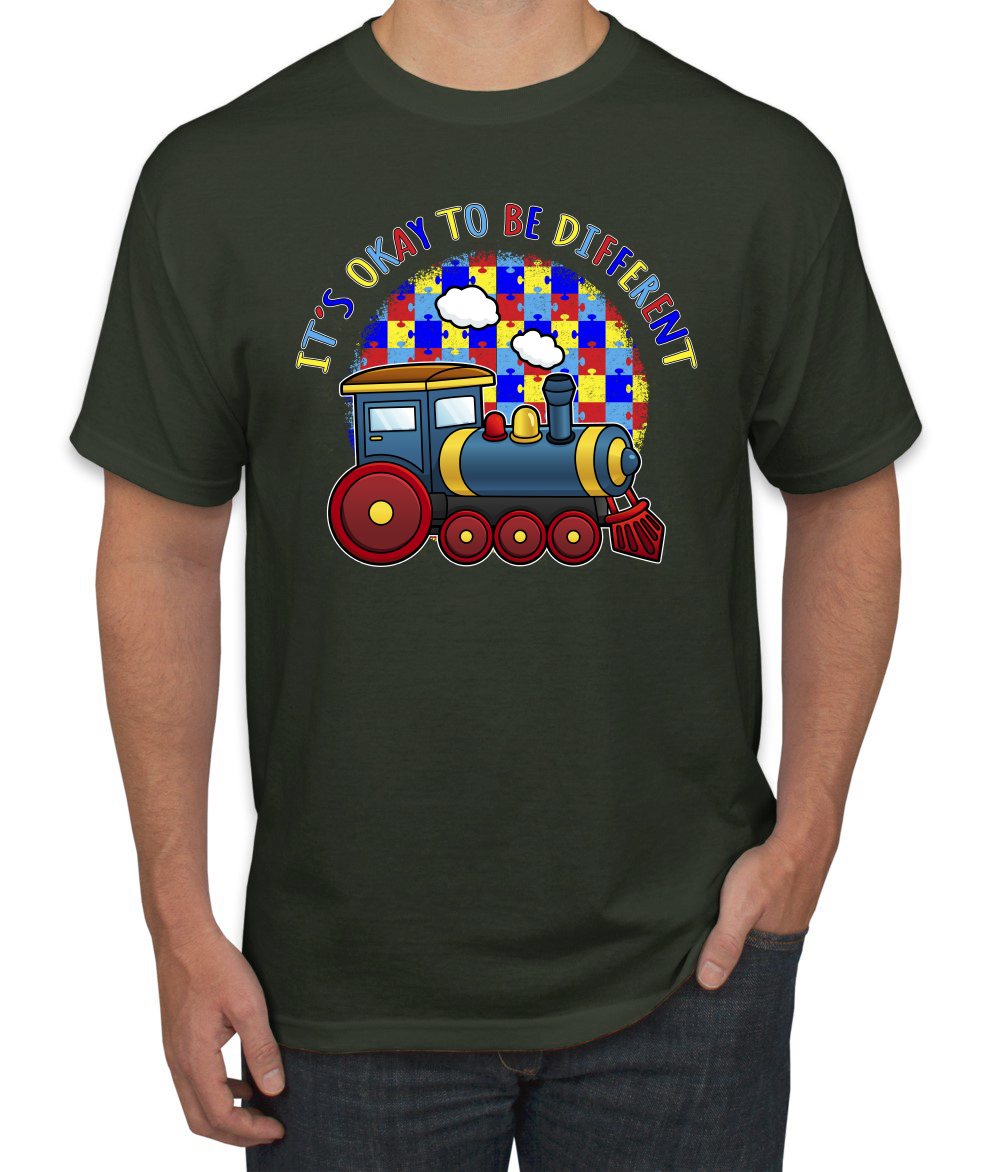 Its Okay to Be Different | Camiseta para hombre Train Autism Awarness - Imagen 5 de 28