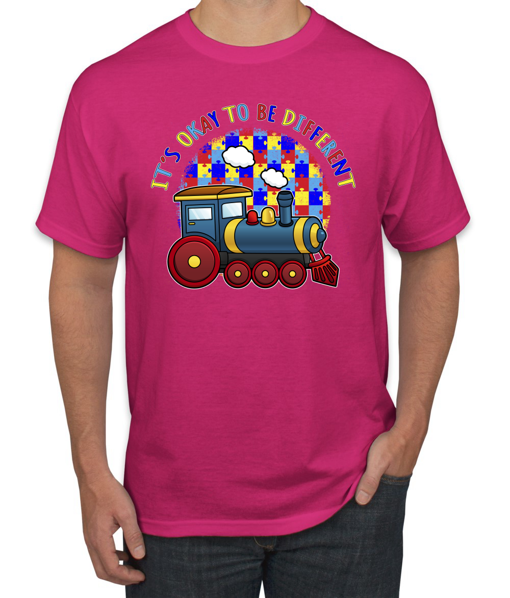 Its Okay to Be Different | Camiseta para hombre Train Autism Awarness - Imagen 6 de 28