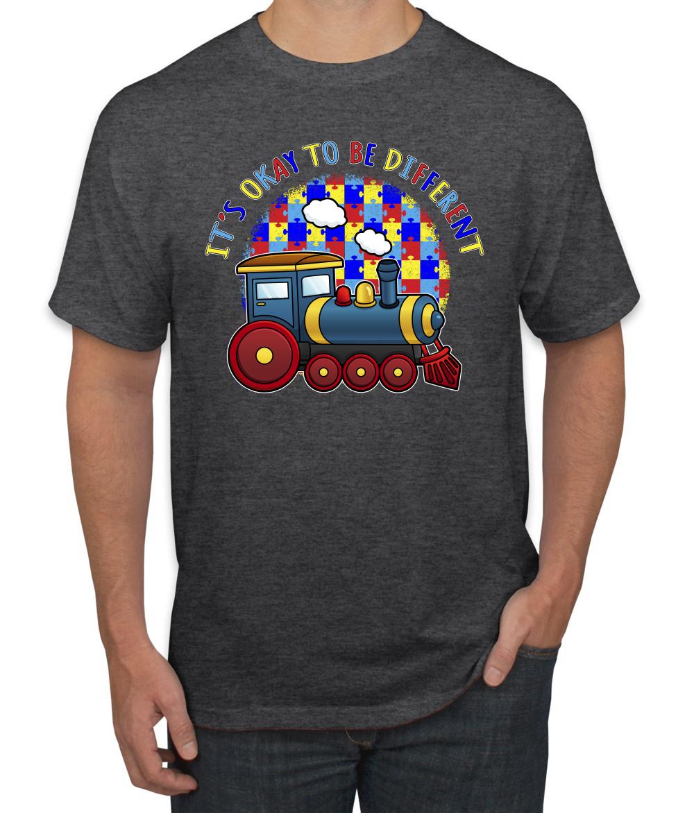 Its Okay to Be Different | Camiseta para hombre Train Autism Awarness - Imagen 7 de 28