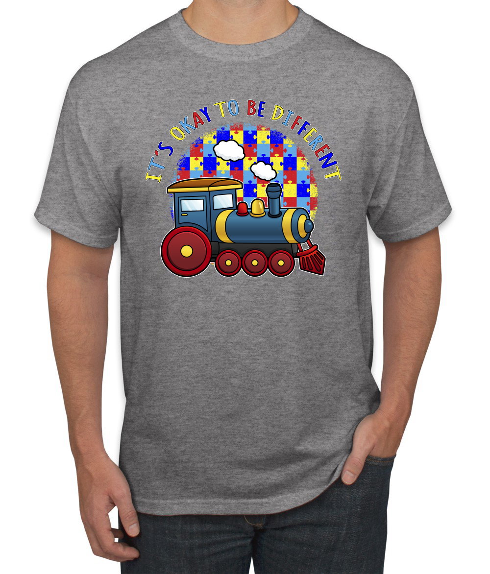 Its Okay to Be Different | Camiseta para hombre Train Autism Awarness - Imagen 8 de 28