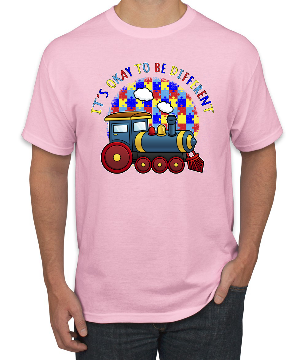 Its Okay to Be Different | Camiseta para hombre Train Autism Awarness - Imagen 10 de 28