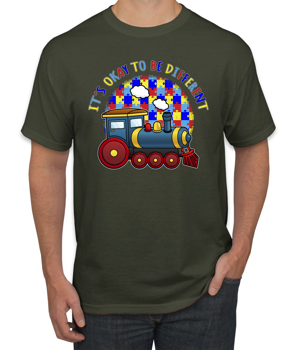 Its Okay to Be Different | Camiseta para hombre Train Autism Awarness - Imagen 27 de 28