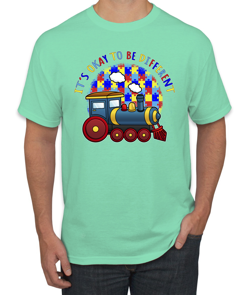 Its Okay to Be Different | Camiseta para hombre Train Autism Awarness - Imagen 23 de 28