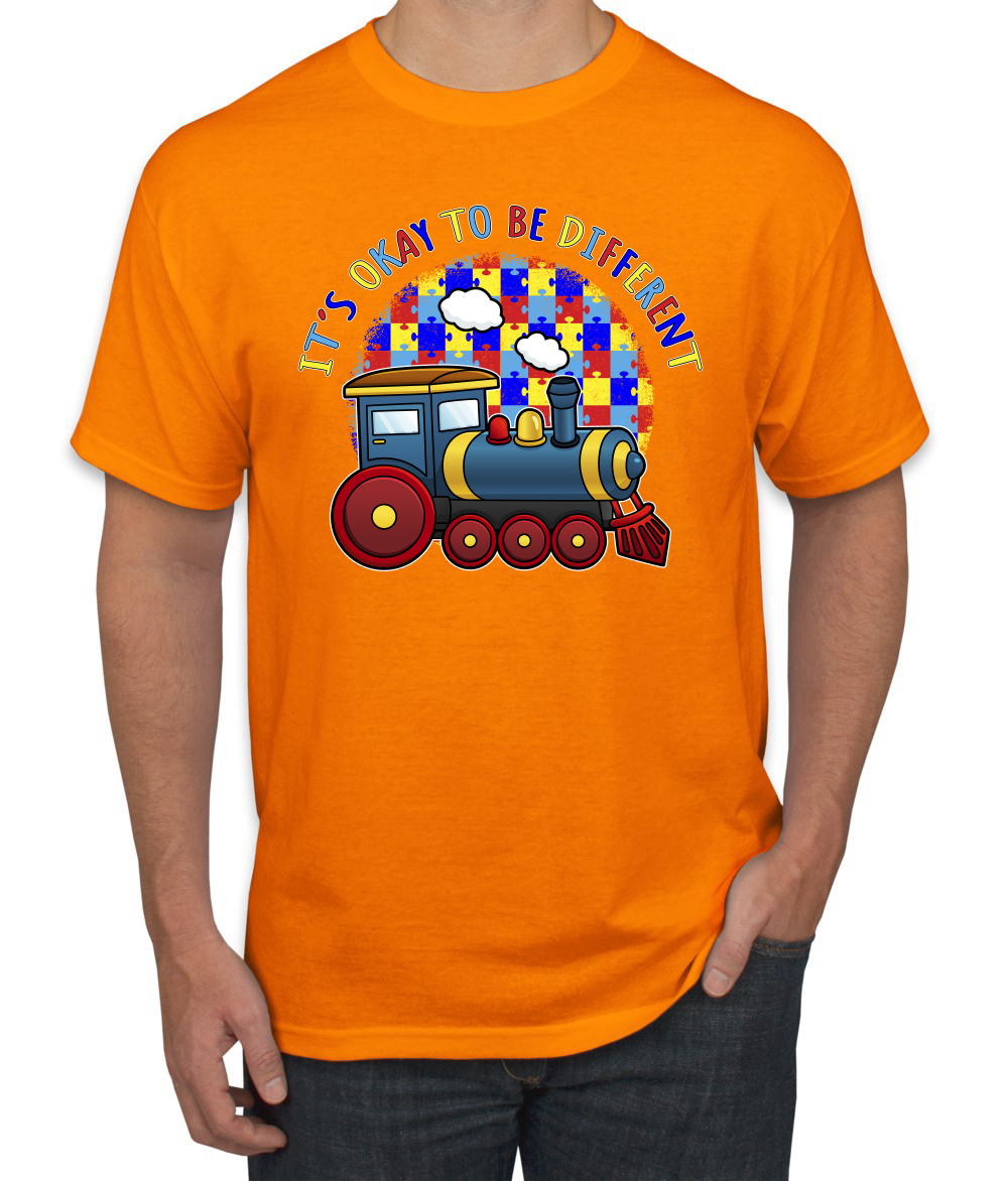 Its Okay to Be Different | Camiseta para hombre Train Autism Awarness - Imagen 14 de 28