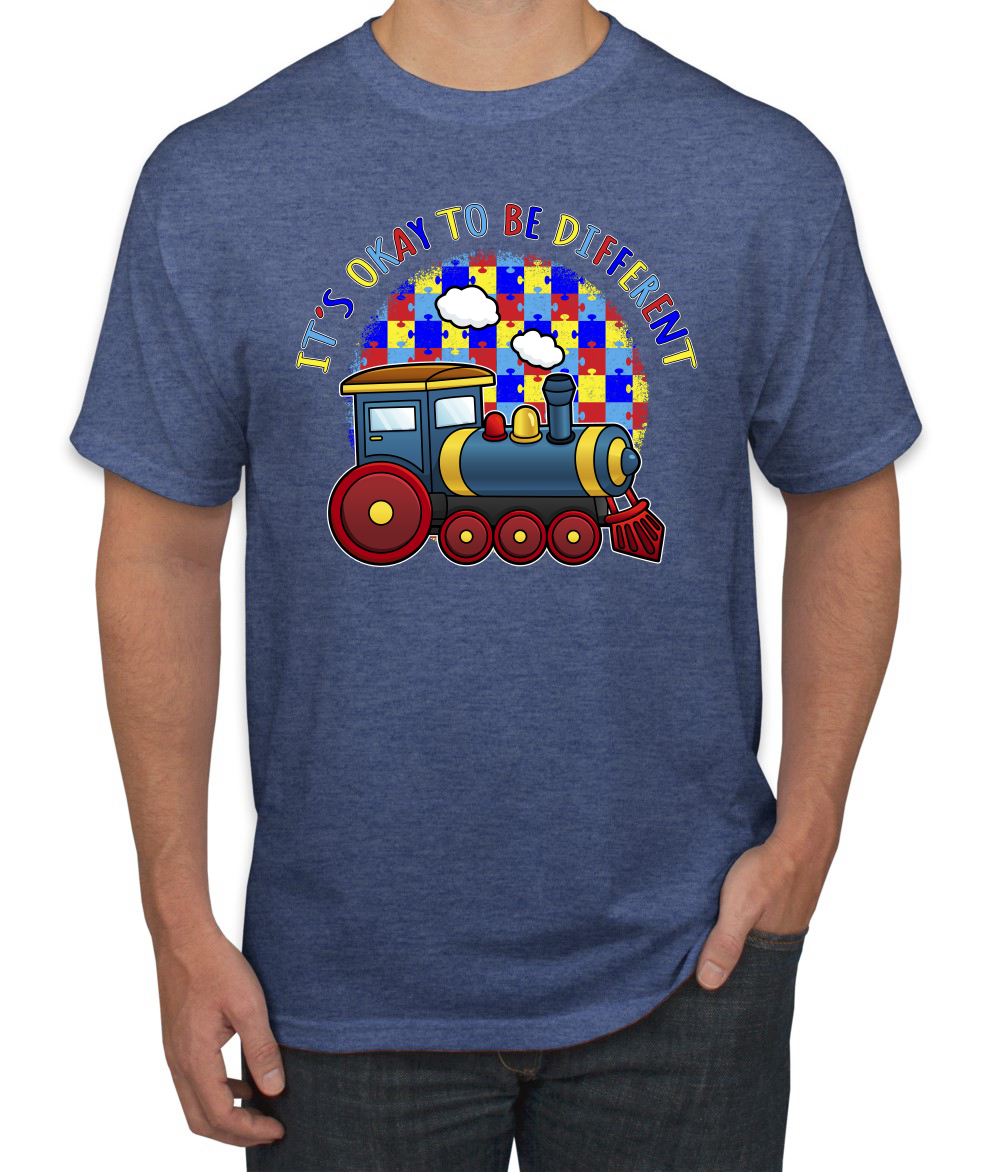 Its Okay to Be Different | Camiseta para hombre Train Autism Awarness - Imagen 18 de 28