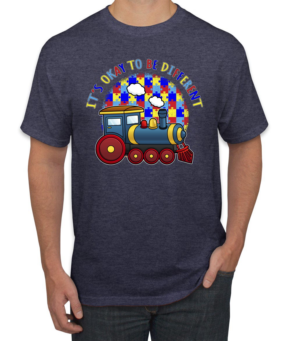 Its Okay to Be Different | Camiseta para hombre Train Autism Awarness - Imagen 19 de 28