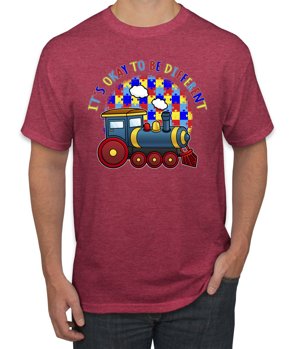 Its Okay to Be Different | Camiseta para hombre Train Autism Awarness - Imagen 20 de 28