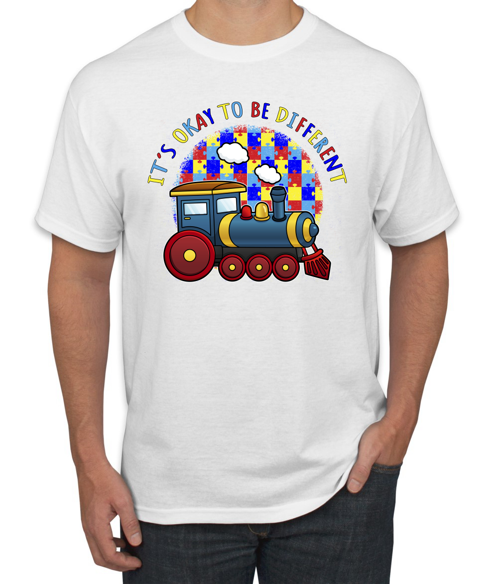 Its Okay to Be Different | Camiseta para hombre Train Autism Awarness - Imagen 21 de 28