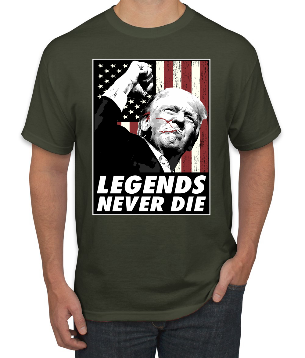 Camiseta para hombre Legends Never Die Trump Shot 2024 Election - Imagen 9 de 9