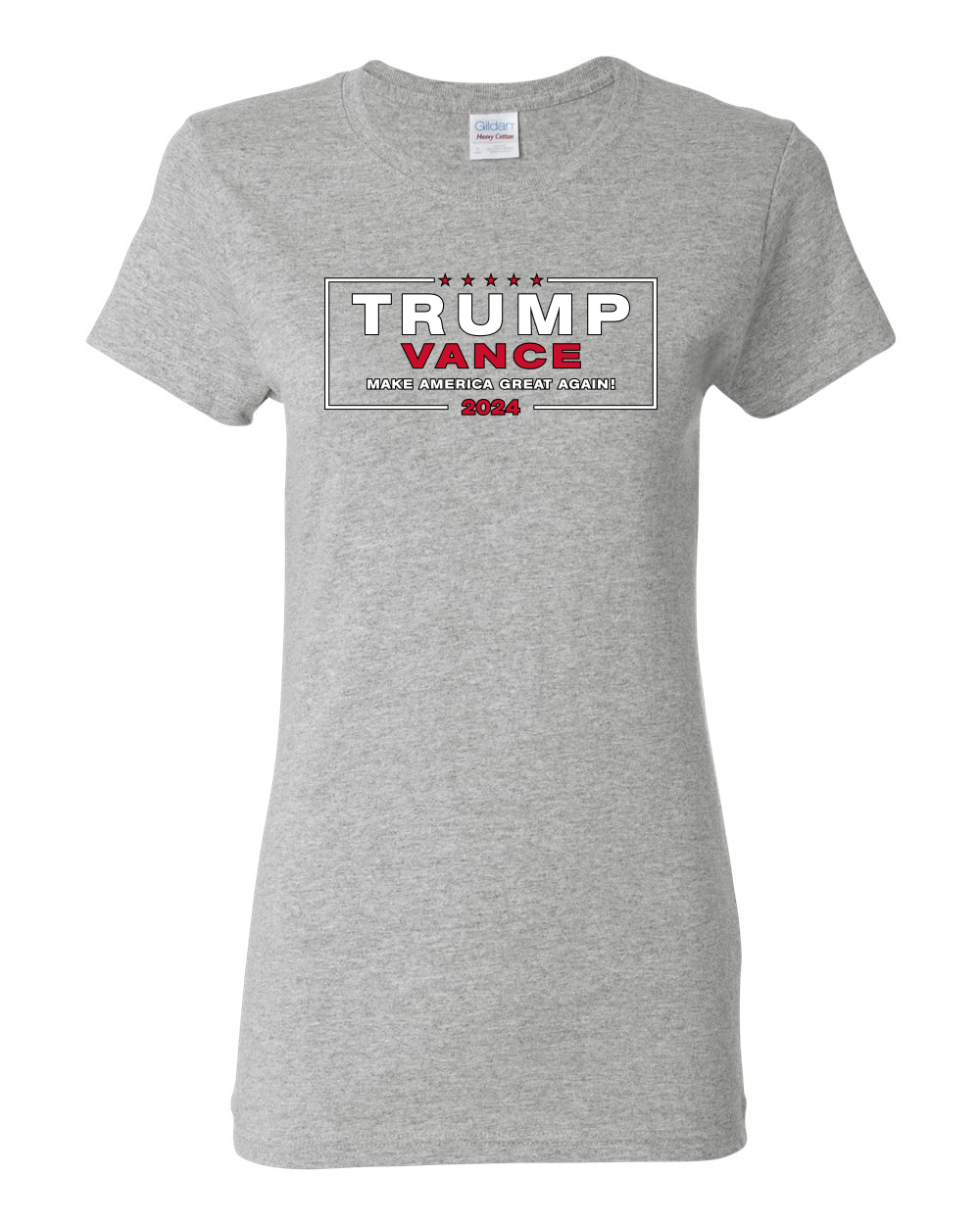 Donald Trump JD Vance 2024 USA Election Womens Graphic T-Shirt - Picture 4 of 6